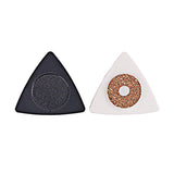 Max 2Pcs/Set Triangle Guitar Picks PC+ABS Material Antislip Portable Bass Picks