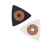 Max 2Pcs/Set Triangle Guitar Picks PC+ABS Material Antislip Portable Bass Picks