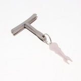 Maxbell Understring Radius Gauge Ruler & Pin Puller for Guitar Setup Luthier Tool