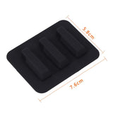 Max Black Rubber Guitar Mute Silencer Practice Mute Pad Guitar Parts Accessories