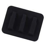 Max Black Rubber Guitar Mute Silencer Practice Mute Pad Guitar Parts Accessories