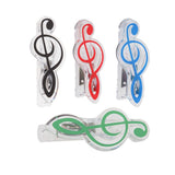 Maxbell Music Clip Piano Book Page Clip for music Lovers Best Gift Black
