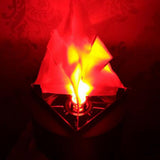 Maxbell Mini LED Fake Flame Light 3D Effect Electronic Flame Lamp Party Club Decor