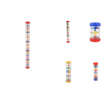 Max Colorful Rainmaker Rainstick Rattle Toy Kids Musical Toy Whirly