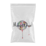 Max Maxb Wooden Lollipop Hand Drum Toy for Kids Early Music Learning 8 inch