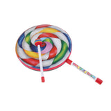 Max Maxb Wooden Lollipop Hand Drum Toy for Kids Early Music Learning 10 inch
