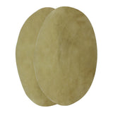Maxbell 2Pcs Drum Leather Cover for African Drum Bongo Drum Konka Drum Buffalo Drum