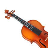 Maxbell 4/4 Violin Fretboard Position Sticker Fiddle Finger Chart for Students