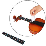 Maxbell 4/4 Violin Fretboard Position Sticker Fiddle Finger Chart for Students
