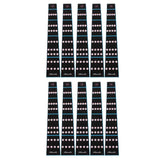 Maxbell 1/8 Violin Fretboard Position Sticker Fiddle Finger Chart for Students