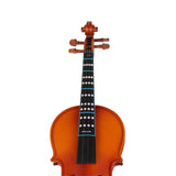 Maxbell 1/8 Violin Fretboard Position Sticker Fiddle Finger Chart for Students