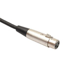 Max XLR Male to Female Microphone Cable - 6 Feet, Stereo Gold-plated Welded Plug