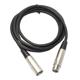 Max XLR Male to Female Microphone Cable - 6 Feet, Stereo Gold-plated Welded Plug