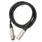 Max XLR Male to Female Microphone Cable - 6 Feet, Stereo Gold-plated Welded Plug