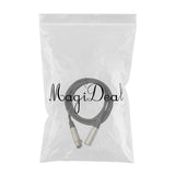 Max XLR Male to Female Microphone Cable - 6 Feet, Stereo Gold-plated Welded Plug