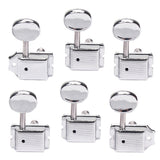 Max New 6 In Line Vintage Style Fender Guitar Machine Heads 6R Tuning Pegs