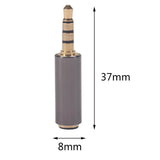 Max Maxb 5 Pieces Audio Headphone Connector OMTP to CTIA Converter Aux Adapter Plug