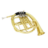 Max Maxb Three Button Brass Instrument Trumpet with Cleaning Care Kit Accessory