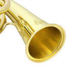 Max Maxb Three Button Brass Instrument Trumpet with Cleaning Care Kit Accessory