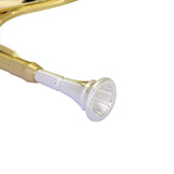 Max Maxb Three Button Brass Instrument Trumpet with Cleaning Care Kit Accessory