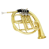 Max Maxb Three Button Brass Instrument Trumpet with Cleaning Care Kit Accessory