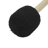 Max Maxb Symphony Bass Drum Stick Timpani Mallet Felt Head Wooden Handel Black