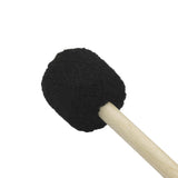 Max Maxb Symphony Bass Drum Stick Timpani Mallet Felt Head Wooden Handel Black
