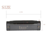 Max Maxb High-end 10 Hole 20 Tones Professional Blues Harmonica Diamond Black