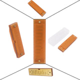 Maxbell 10-hole 20-tone Plastic Harmonica for Kids and Beginners