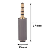 Max Maxb 5Pcs OMTP to CTIA Alloy Universal Earphone Headphone Mic Converter Adapter