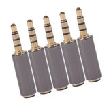 Max Maxb 5Pcs OMTP to CTIA Alloy Universal Earphone Headphone Mic Converter Adapter