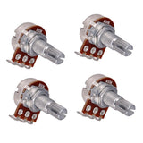 Max Maxb 4 Pieces A50K/B50K Long Split Shaft Audio Taper Low Friction Potentiometers