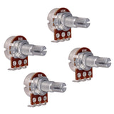 Max Maxb 4 Pieces A50K/B50K Long Split Shaft Audio Taper Low Friction Potentiometers