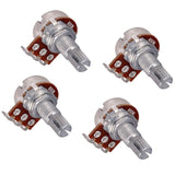 Max Maxb 4 Pieces A50K/B50K Long Split Shaft Audio Taper Low Friction Potentiometers