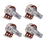 Max Maxb A250K/B250K Long Split Shaft Audio Taper Low Friction Guitar Potentiometers
