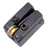 Max Maxb Black Fixed 6 String Headless Guitar Bridge Tailpiece Roller Saddle