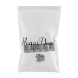 Max Maxb Black Fixed 6 String Headless Guitar Bridge Tailpiece Roller Saddle