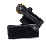Max Maxb Black Fixed 6 String Headless Guitar Bridge Tailpiece Roller Saddle
