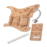 Max Maxb Wired Alnico V Humbucker Pickup Pickguard Protector SSH for Strat Guitar
