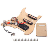 Max Maxb Wired Alnico V Humbucker Pickup Pickguard Protector SSH for Strat Guitar