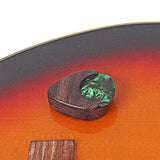 Max Maxb Rose Wood Guitar Pick Case Heart Shape Plectrum Box Guitar Parts Accessories