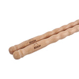 Max Maxb 1 Pairs Wavy Bamboo Drumsticks 5A Drum Stick Percussion Instrument Accessory