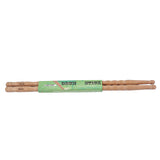 Max Maxb 1 Pairs Wavy Bamboo Drumsticks 5A Drum Stick Percussion Instrument Accessory