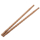 Max Maxb 1 Pairs Wavy Bamboo Drumsticks 5A Drum Stick Percussion Instrument Accessory