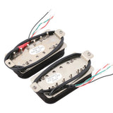 Max Maxb Double Pickups White Copper Base Plate Guitar Pickup Guitar Accs 80x32x15mm