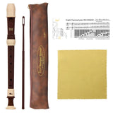 Max Maxb Soprano Recorder 8-Hole Clarinet with Cleaning Rod + Wiping Cloth, Key of B