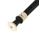 Maxbell British ABS Baroque Treble B Tone 8 Hole Clarinet Descant Recorder Black
