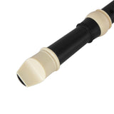 Maxbell British ABS Baroque Treble B Tone 8 Hole Clarinet Descant Recorder Black
