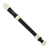 Maxbell British ABS Baroque Treble B Tone 8 Hole Clarinet Descant Recorder Black