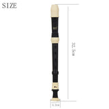 Maxbell British ABS Baroque Treble B Tone 8 Hole Clarinet Descant Recorder Black